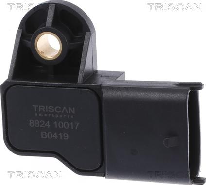 Triscan 8824 10017 - Датчик, тиск у впускний трубі autozip.com.ua