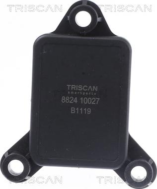 Triscan 8824 10027 - Датчик, тиск у впускний трубі autozip.com.ua