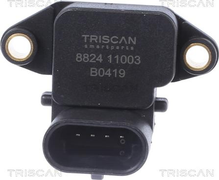 Triscan 8824 11003 - Датчик, тиск у впускний трубі autozip.com.ua