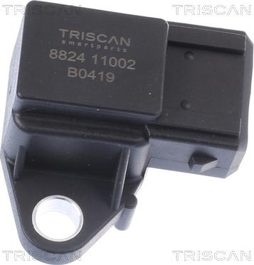 Triscan 8824 11002 - Датчик, тиск у впускний трубі autozip.com.ua