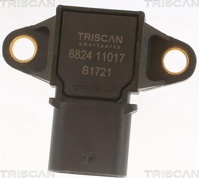 Triscan 8824 11017 - Датчик, тиск у впускний трубі autozip.com.ua