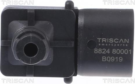 Triscan 8824 80001 - Датчик, тиск у впускний трубі autozip.com.ua