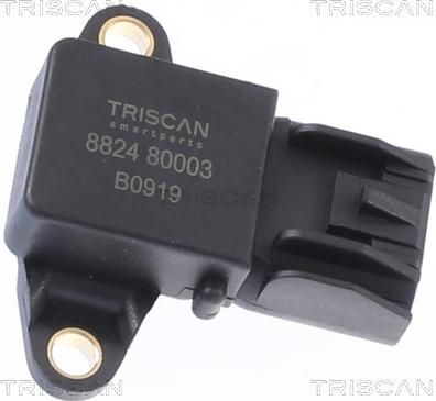 Triscan 8824 80003 - Датчик, тиск у впускний трубі autozip.com.ua