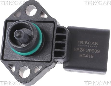 Triscan 8824 29009 - Датчик, тиск у впускний трубі autozip.com.ua