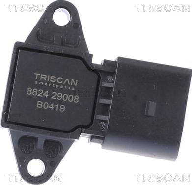 Triscan 8824 29008 - Датчик, тиск у впускний трубі autozip.com.ua