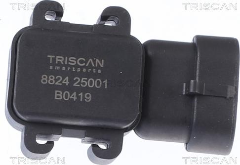 Triscan 8824 25001 - Датчик, тиск у впускний трубі autozip.com.ua