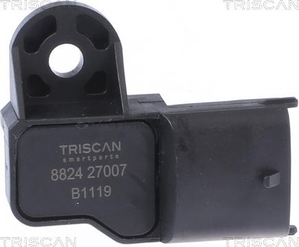Triscan 8824 27007 - Датчик, тиск у впускний трубі autozip.com.ua