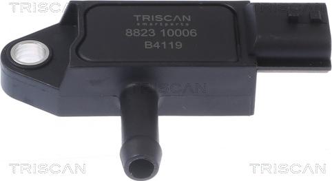 Triscan 8823 10006 - Датчик тиску вихл. газів Nissan Cube-Note 1.5dCi -Opel Movano 2.3CDTi-Renault Laguna III autozip.com.ua