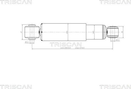 Triscan 8705 43203 - Амортизатор autozip.com.ua