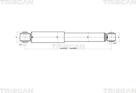 Triscan 8705 24202 - Амортизатор autozip.com.ua