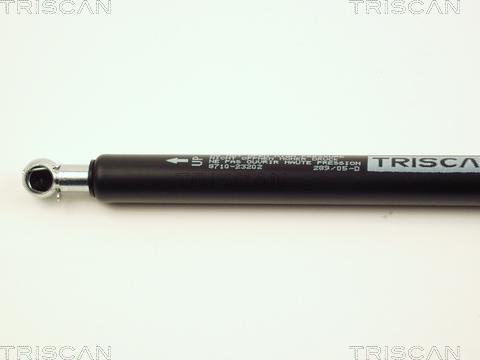 Triscan 8710 23202 - Газова пружина, кришка багажник autozip.com.ua