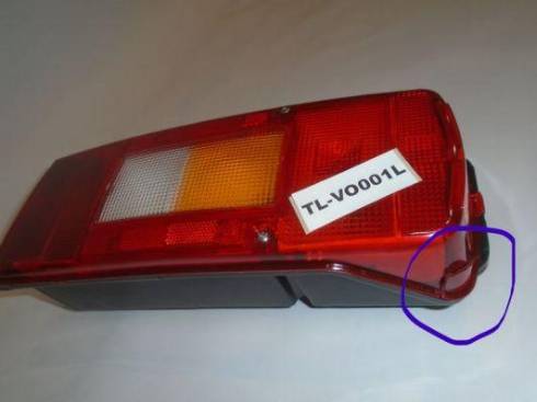 Trucklight SALE-TL-VO001L - Задній ліхтар autozip.com.ua