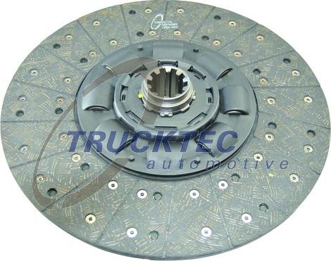 TRUCKTEC 01.23.123 - Диск зчеплення autozip.com.ua