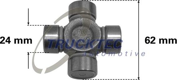 TRUCKTEC 08.34.111 - Шарнір, поздовжній вал autozip.com.ua