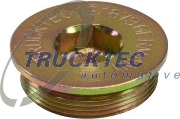 TRUCKTEC 03.67.001 - Різьбова пробка, блок-картер двигуна autozip.com.ua