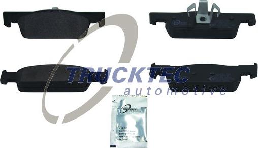 TRUCKTEC 02.35.552 - Гальмівні колодки, дискові гальма autozip.com.ua