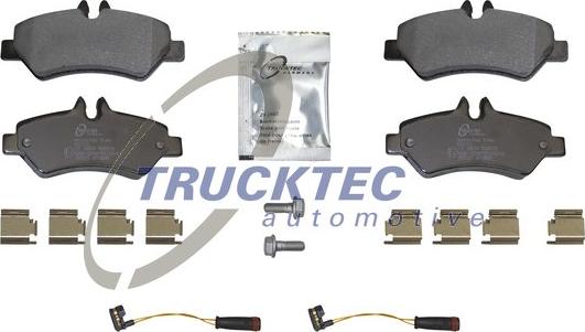 TRUCKTEC 02.35.195 - Гальмівні колодки, дискові гальма autozip.com.ua