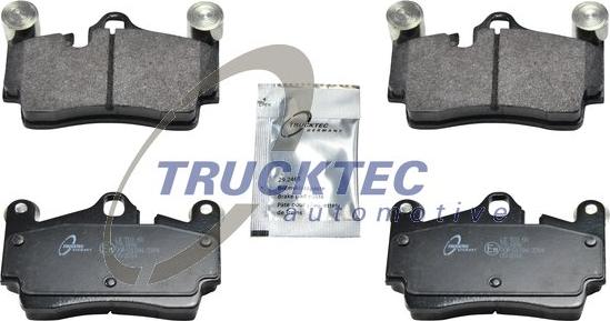 TRUCKTEC 07.35.111 - Гальмівні колодки, дискові гальма autozip.com.ua