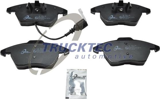TRUCKTEC 07.35.137 - Гальмівні колодки, дискові гальма autozip.com.ua