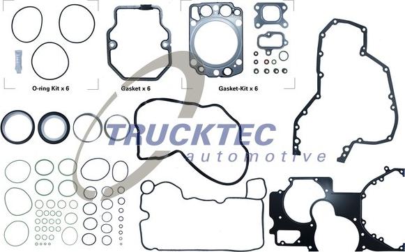Trucktec Automotive 05.10.031 - Комплект прокладок, головка циліндра autozip.com.ua