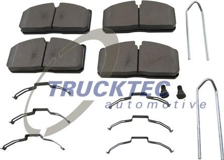 Trucktec Automotive 05.35.040 - Гальмівні колодки, дискові гальма autozip.com.ua