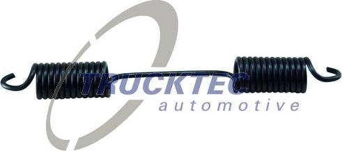 Trucktec Automotive 01.67.074 - Пружина, гальмівна колодка autozip.com.ua