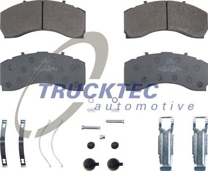 Trucktec Automotive 01.35.950 - Гальмівні колодки, дискові гальма autozip.com.ua