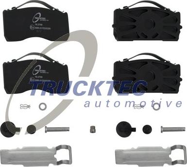 Trucktec Automotive 01.35.243 - Гальмівні колодки, дискові гальма autozip.com.ua