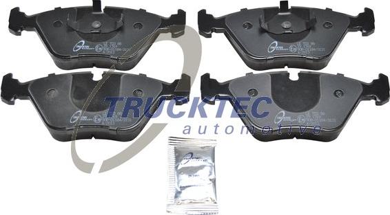 Trucktec Automotive 08.34.098 - Гальмівні колодки, дискові гальма autozip.com.ua