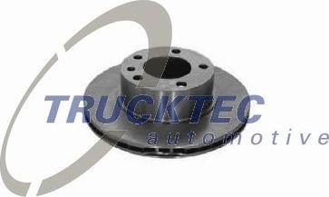 Trucktec Automotive 08.34.072 - Гальмівний диск autozip.com.ua
