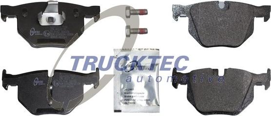 Trucktec Automotive 08.34.193 - Гальмівні колодки, дискові гальма autozip.com.ua