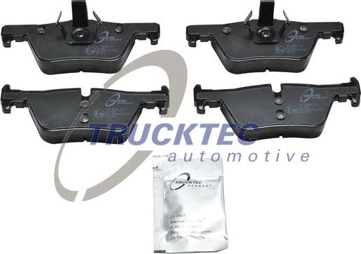 Trucktec Automotive 08.34.155 - Гальмівні колодки, дискові гальма autozip.com.ua