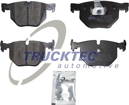 Trucktec Automotive 08.34.105 - Гальмівні колодки, дискові гальма autozip.com.ua