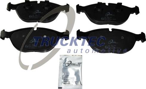 Trucktec Automotive 08.34.108 - Гальмівні колодки, дискові гальма autozip.com.ua