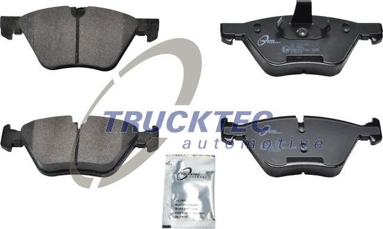 Trucktec Automotive 08.34.110 - Гальмівні колодки, дискові гальма autozip.com.ua