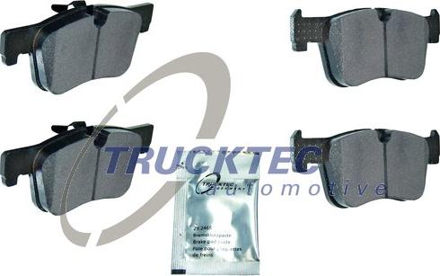 Trucktec Automotive 08.34.179 - Гальмівні колодки, дискові гальма autozip.com.ua