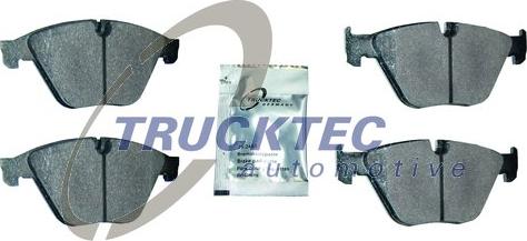 Trucktec Automotive 08.34.174 - Гальмівні колодки, дискові гальма autozip.com.ua