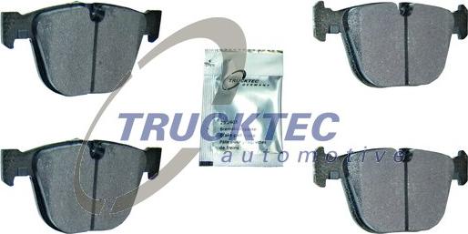 Trucktec Automotive 08.34.178 - Гальмівні колодки, дискові гальма autozip.com.ua