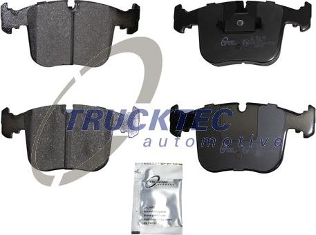 Trucktec Automotive 08.35.044 - Гальмівні колодки, дискові гальма autozip.com.ua
