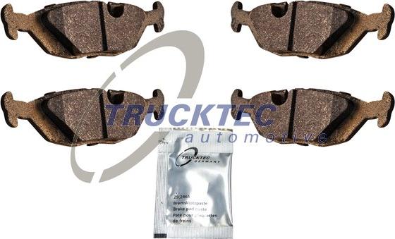 Trucktec Automotive 08.35.045 - Гальмівні колодки, дискові гальма autozip.com.ua