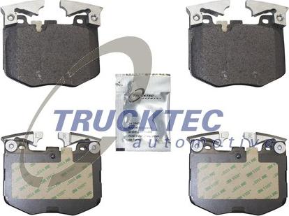 Trucktec Automotive 08.35.244 - Гальмівні колодки, дискові гальма autozip.com.ua
