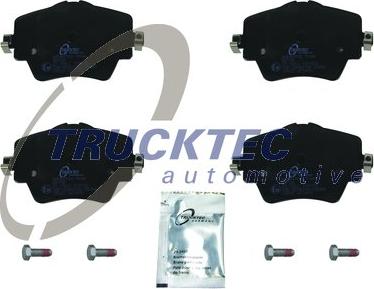 Trucktec Automotive 08.35.203 - Гальмівні колодки, дискові гальма autozip.com.ua