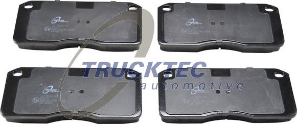 Trucktec Automotive 03.35.090 - Гальмівні колодки, дискові гальма autozip.com.ua