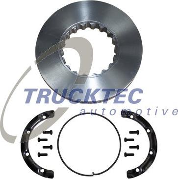 Trucktec Automotive 03.35.047 - Гальмівний диск autozip.com.ua