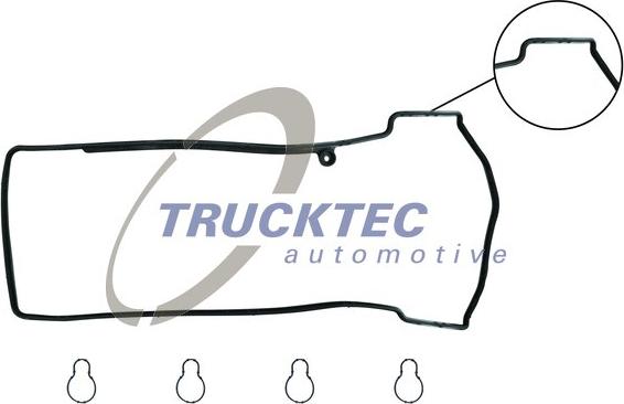 Trucktec Automotive 02.10.119 - Комплект прокладок, кришка головки циліндра autozip.com.ua