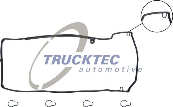 Trucktec Automotive 02.10.121 - Комплект прокладок, кришка головки циліндра autozip.com.ua