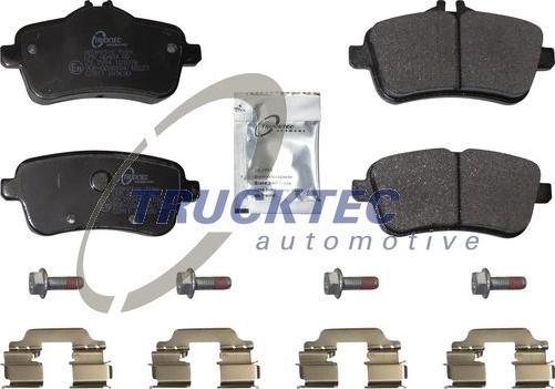 Trucktec Automotive 02.35.496 - Гальмівні колодки, дискові гальма autozip.com.ua