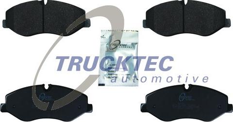 Trucktec Automotive 02.35.497 - Гальмівні колодки, дискові гальма autozip.com.ua