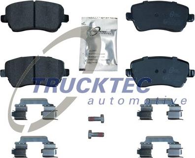 Trucktec Automotive 02.35.449 - Гальмівні колодки, дискові гальма autozip.com.ua