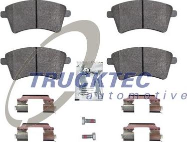 Trucktec Automotive 02.35.445 - Гальмівні колодки, дискові гальма autozip.com.ua